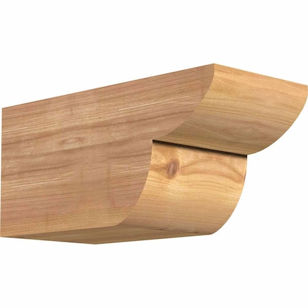 Ekena Millwork Crestline Smooth Rafter Tail, Western Red Cedar, 5 1/2"W x 6"H x 12"L RFT06X06X12CRE00SWR